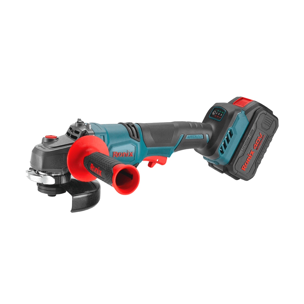 کیت مینی فرز شارژی براشلس رونیکس 40 ولت مدل 8901-40V دو باتری