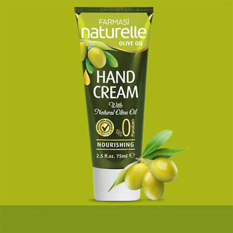 کرم دست تغذیه کننده روغن زیتون naturelle فارماسی ۷۵ میل