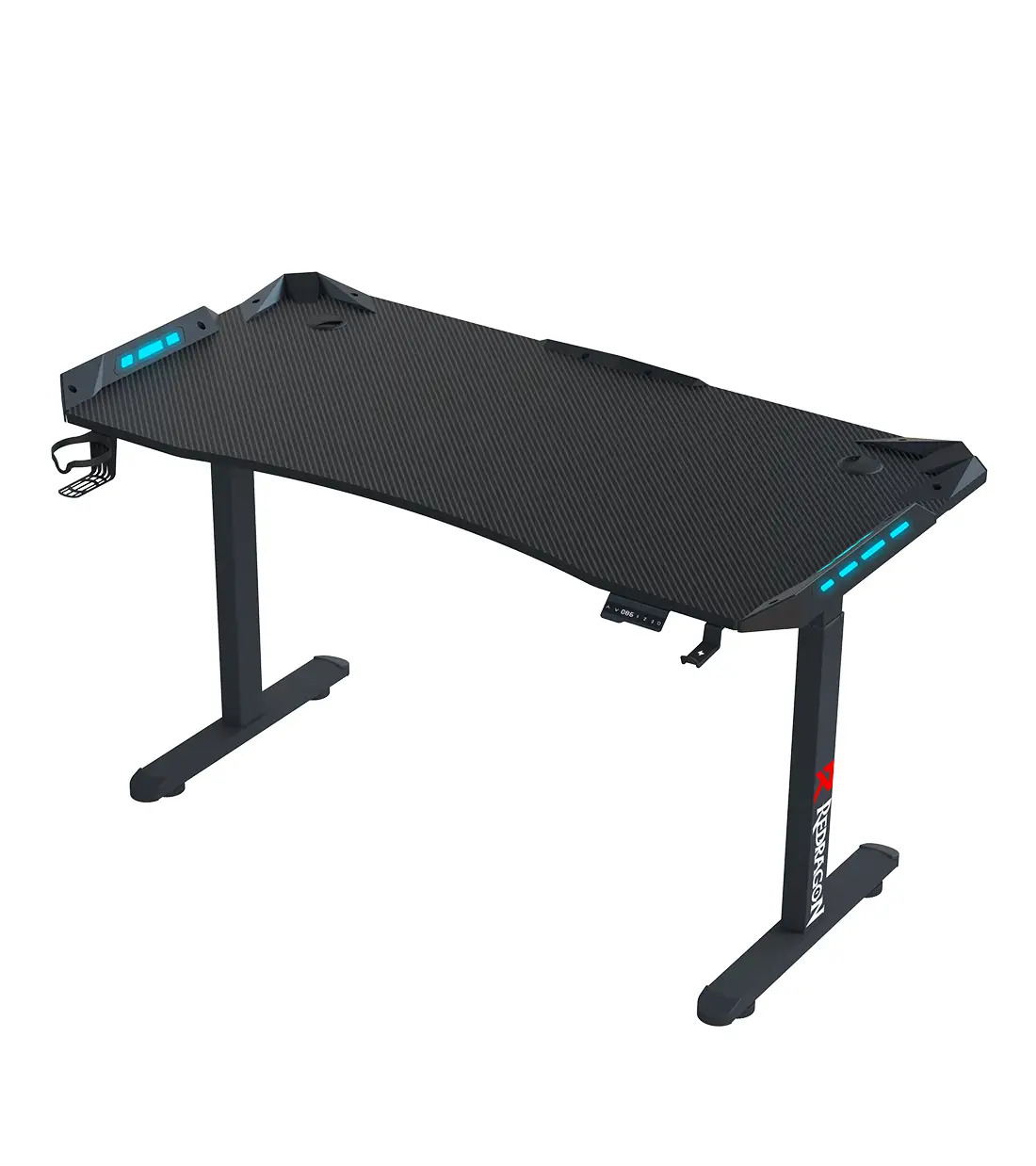 میز گیمینگ موتور دار ردراگون GD-3300-S 120cm LED — تصویر ۳