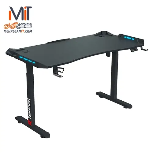 میز گیمینگ موتور دار ردراگون GD-3300-S 120cm LED — تصویر ۸