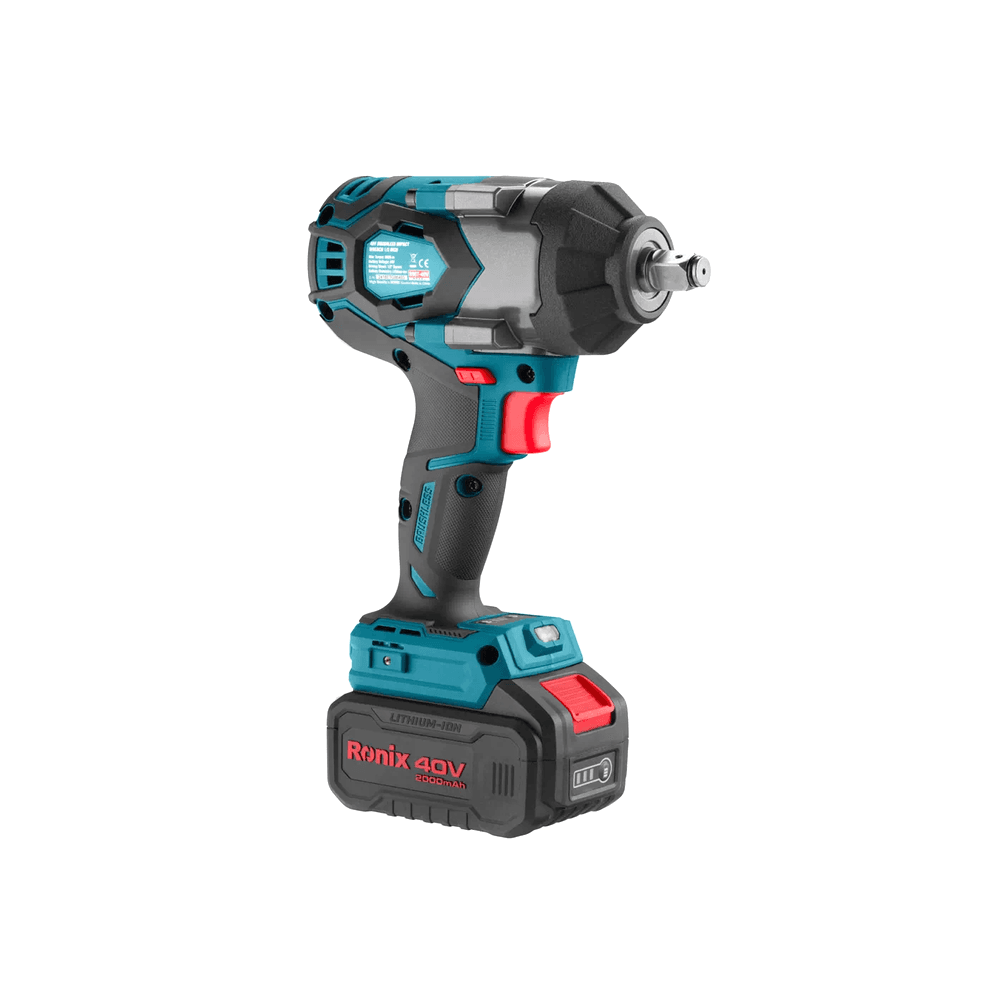 کیت بکس شارژی براشلس رونیکس 40 ولت مدل 8907-40V دو باتری