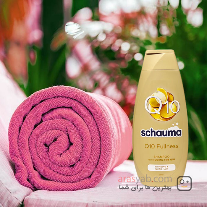 شامپو بازسازی کننده شوما schauma با کوآنزیم Q10 برای موی ضعیف و نازک حجم 400 میل — تصویر ۳