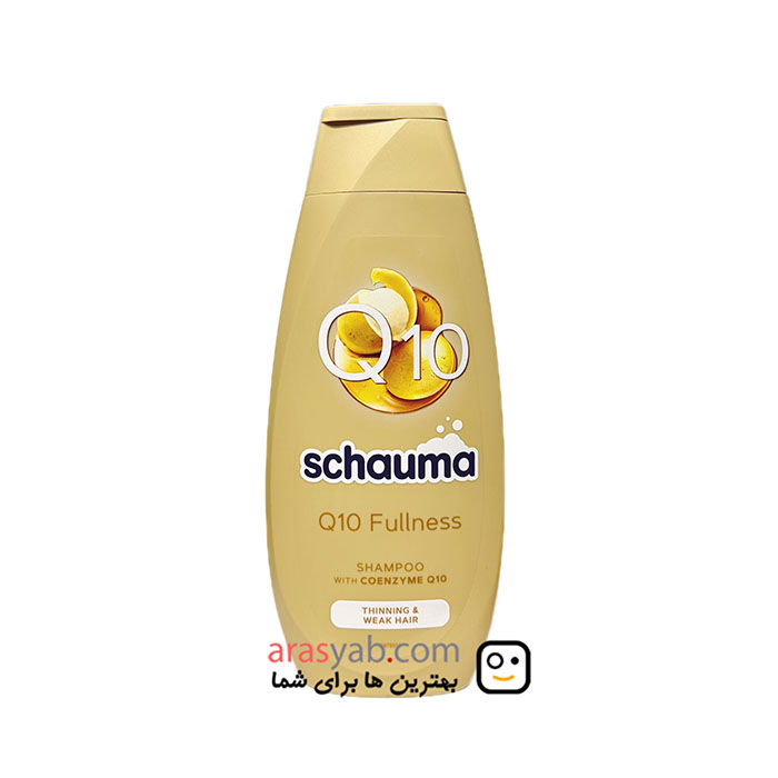 شامپو بازسازی کننده شوما schauma با کوآنزیم Q10 برای موی ضعیف و نازک حجم 400 میل — تصویر ۲