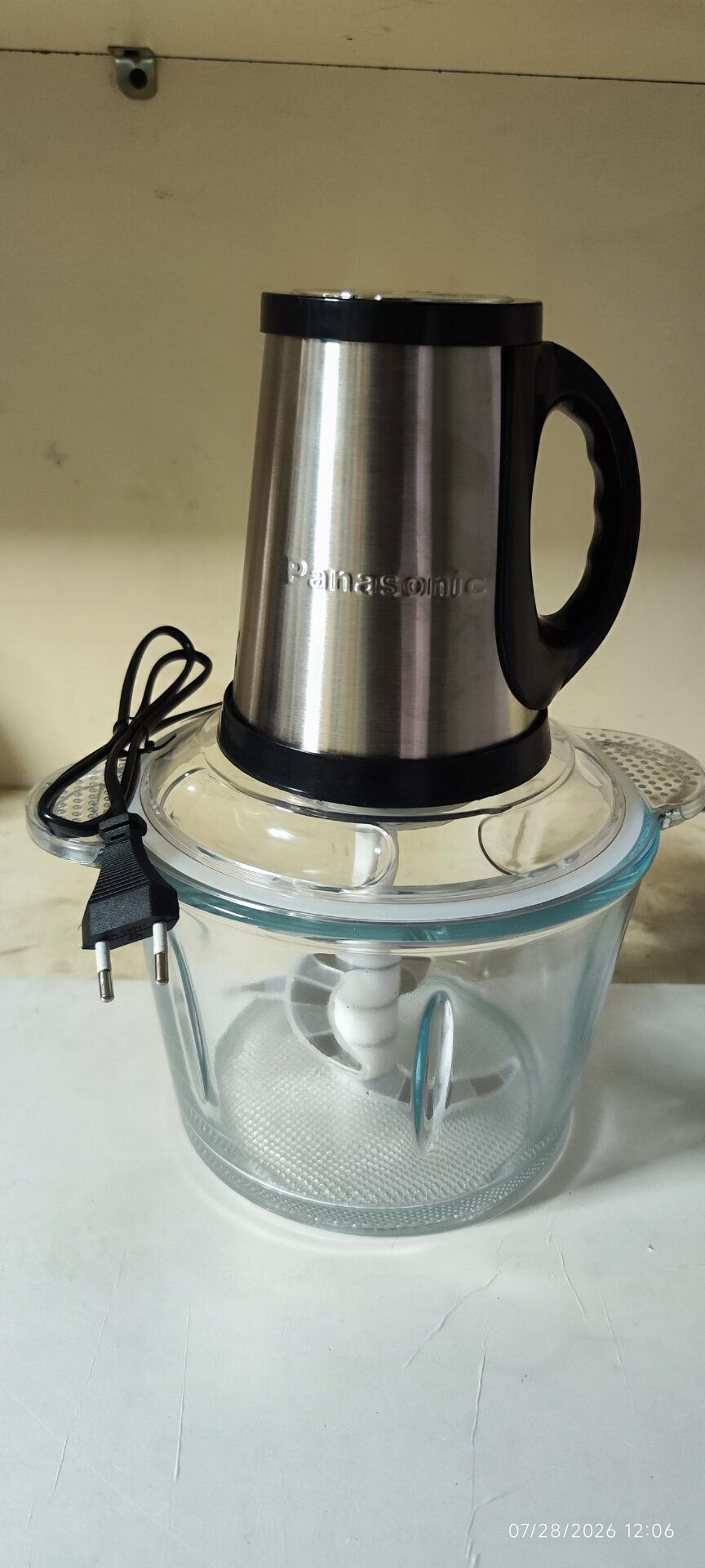 خردکن غذاساز دوکاسه پاناسونیک Panasonic کد S-226 — تصویر ۴