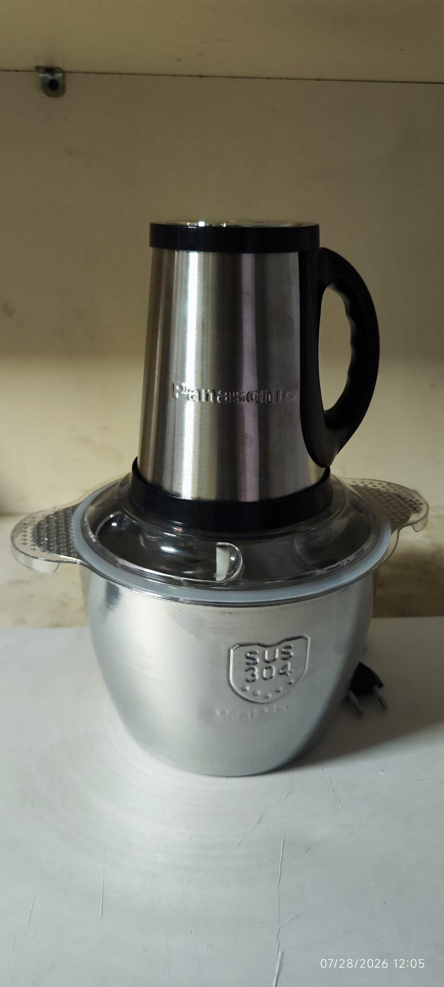 خردکن غذاساز دوکاسه پاناسونیک Panasonic کد S-226 — تصویر ۳
