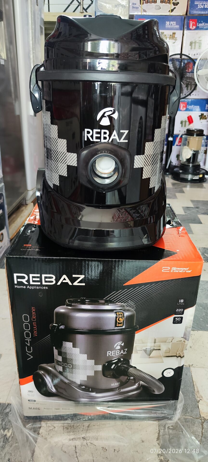 جاروبرقی سطلی ۴۰۰۰ REBAZ مدل VC4000 — تصویر ۶