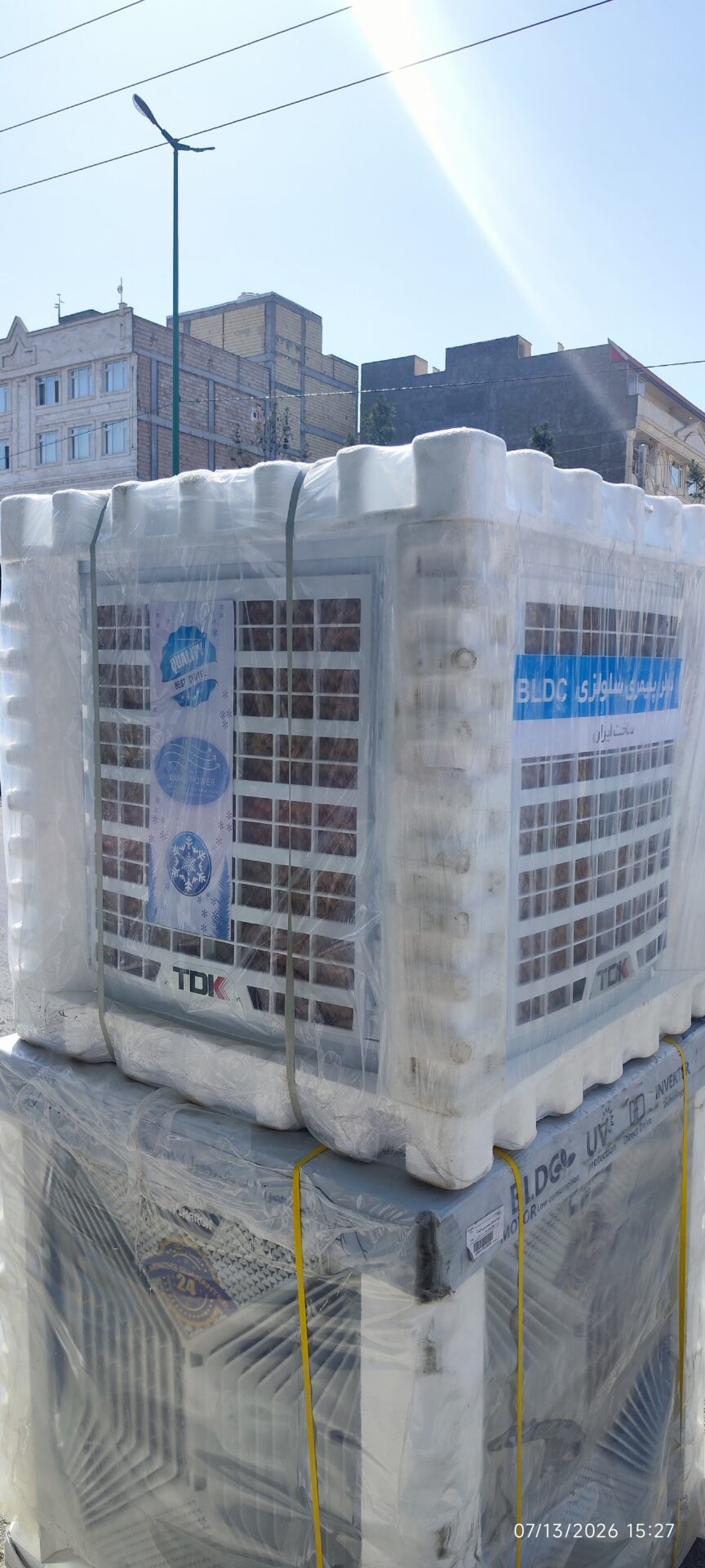 کولر پلیمری سلولزی TDK 9000PL اینترناسیونال آنیل Inter National Anil هوادهی بغل — تصویر ۸