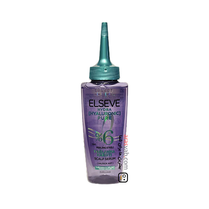 سرم لایه بردار پوست کف سر لورال السیو Loreal Hyaluronic Pure Serum حجم 102 میل