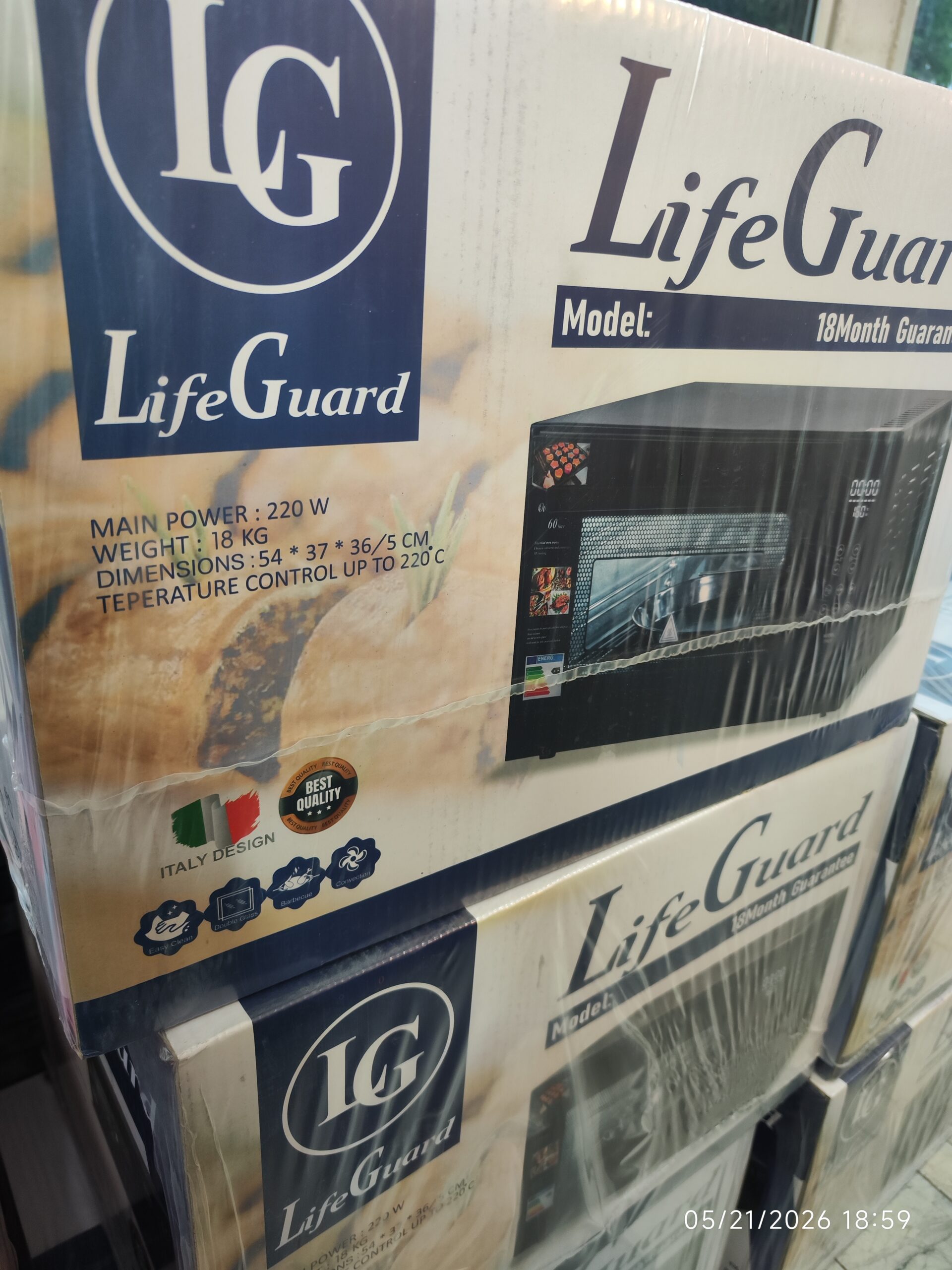 آون توستر لمسی لایف گارد LG Life Guard — تصویر ۳