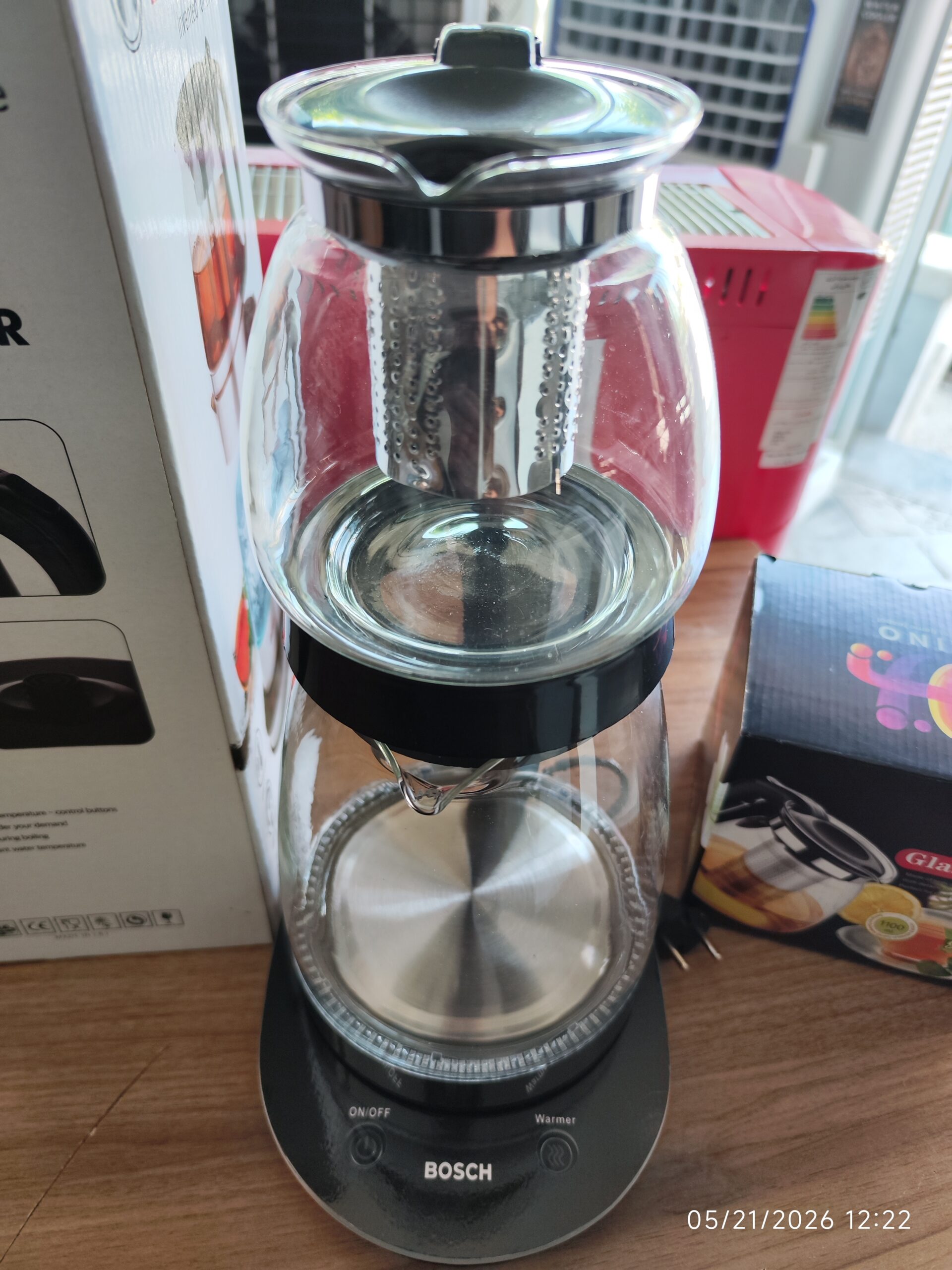 چای ساز روهمی بوش BOSCH سه لیتر لمسی — تصویر ۵