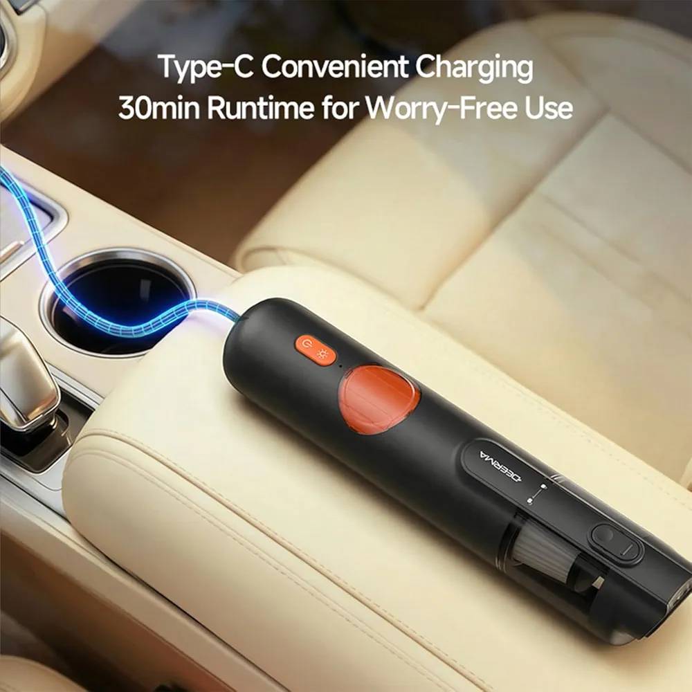 جارو شارژی 6 کاره شیائومی مدل Deerma XC01 Portable Handheld Vacuum Cleaner — تصویر ۴