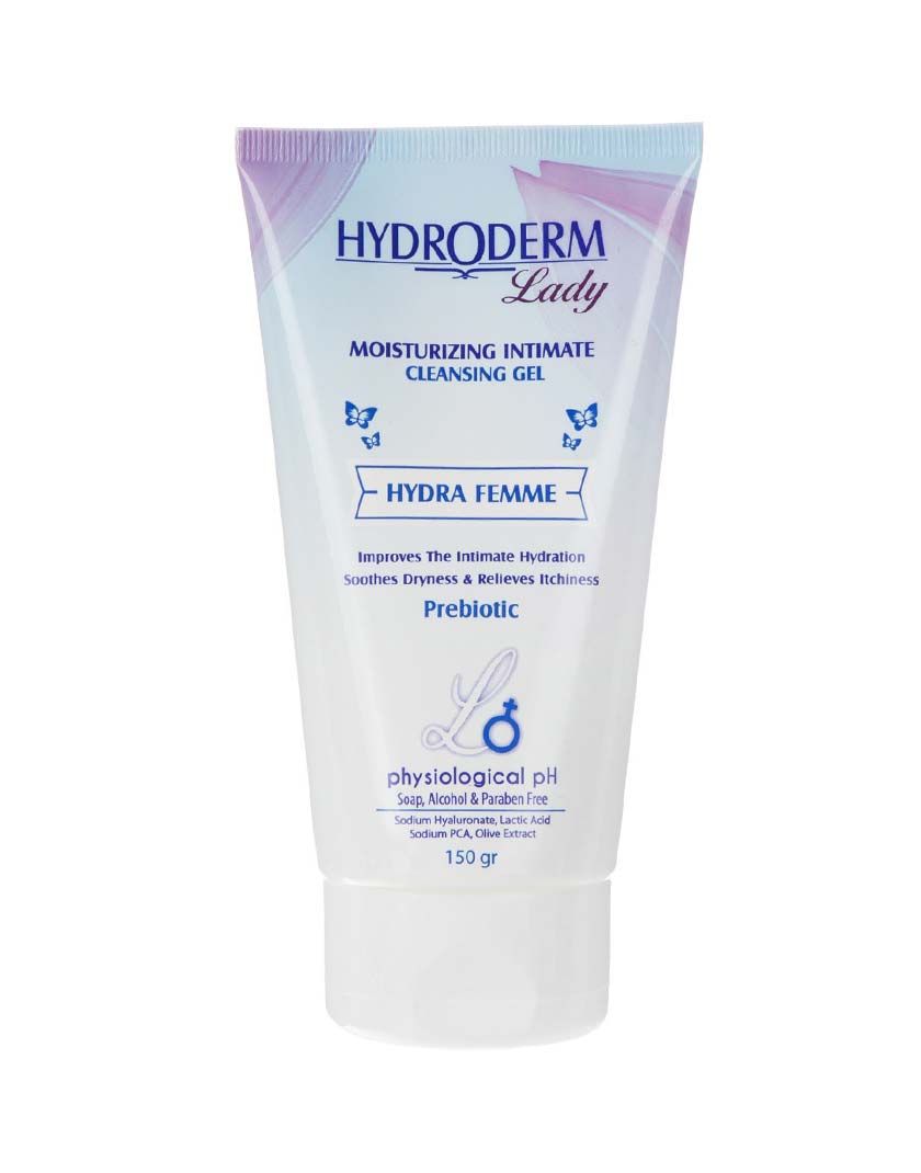 ژل بهداشتی جهت مخاط خشک و مرطوب کننده هیدرا فم هیدرودرم 150 میلی گرم Hydroderm — تصویر ۳