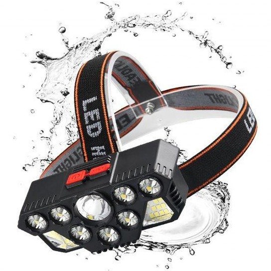 چراغ پیشانی حرفهای مدل CL-T28 | ترکیب 7 LED و 16 SMD با نور قوی
