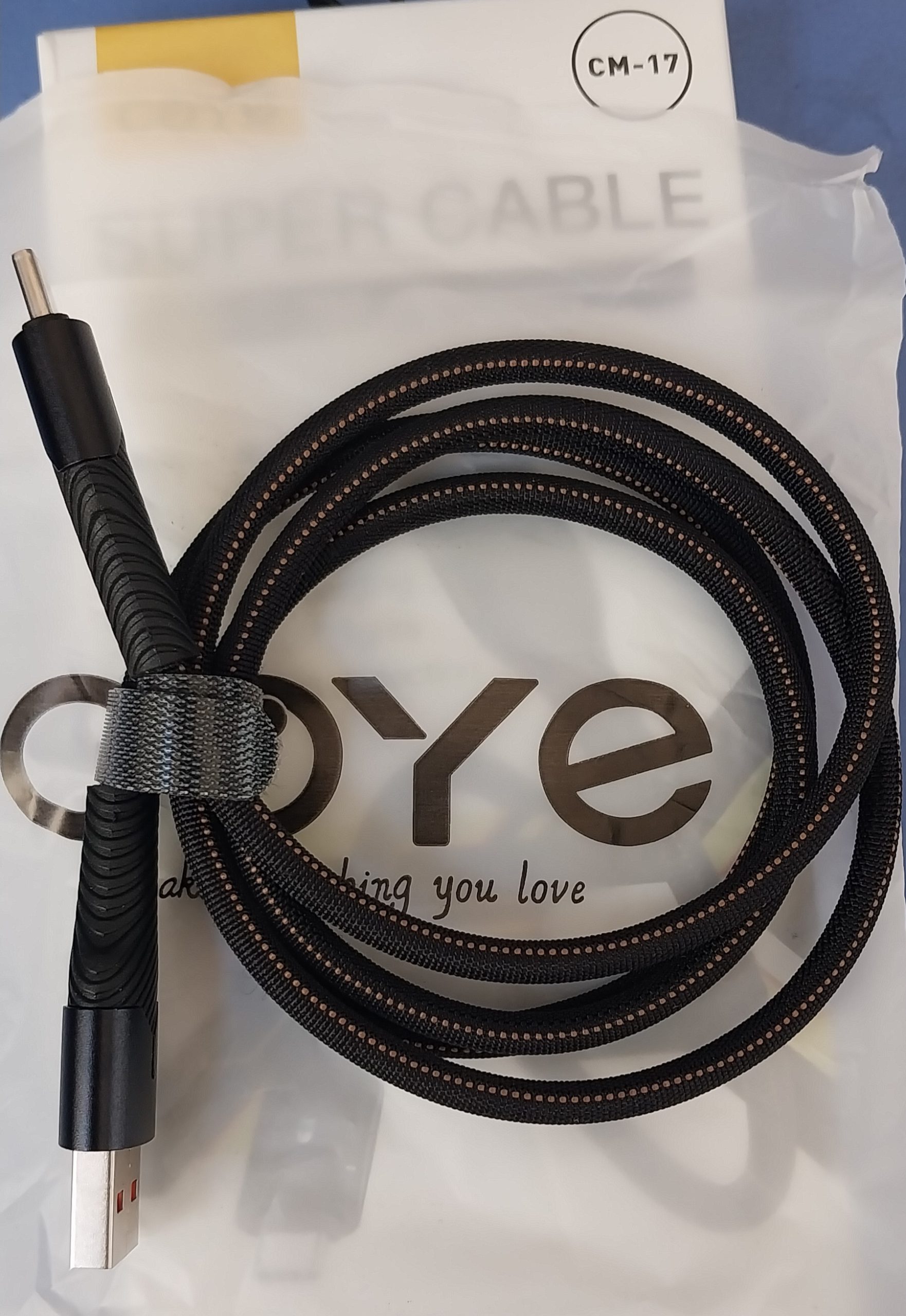 کابل شارژ برند Coye مدل CM-22 فست شارژ — تصویر ۳