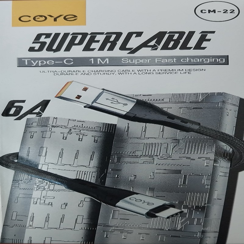کابل شارژ برند Coye مدل CM-22 فست شارژ