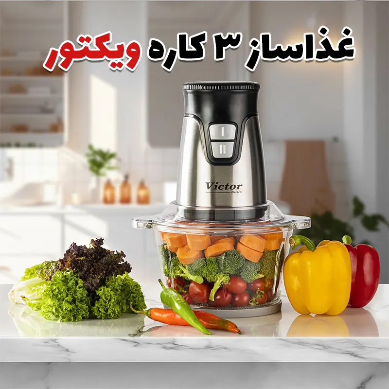 خرد کن سه کاره ویکتور مدل VK1003CH