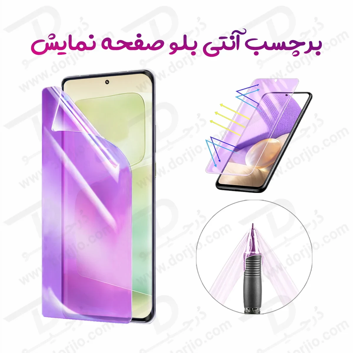 نانو برچسب Anti Blue صفحه نمایش Xiaomi 17 Max