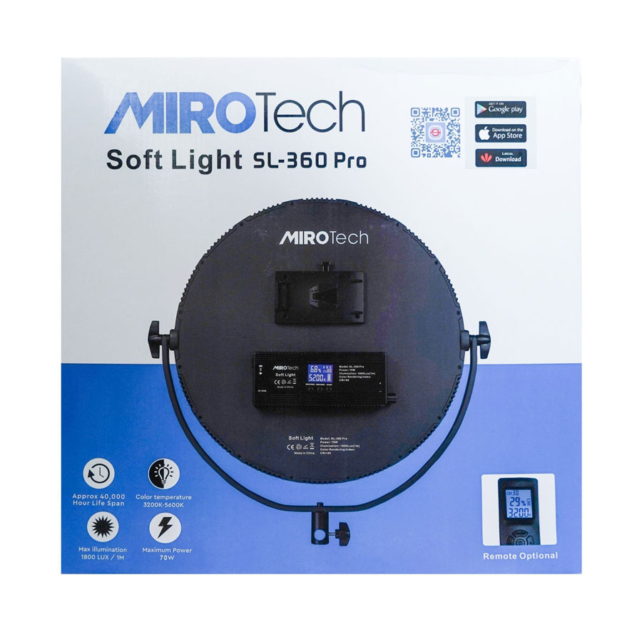 سافت لایت میروتک Mirotech SL-360 pro soft light — تصویر ۵