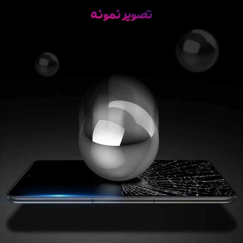 گلس Realme GT Neo6 SE مدل شفاف فول چسب تمام صفحه — تصویر ۸