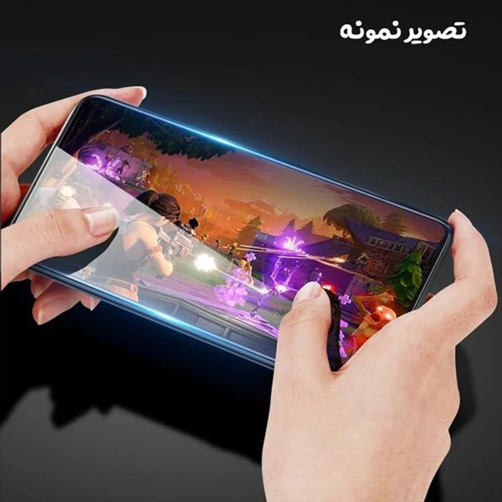 گلس Realme GT Neo6 SE مدل شفاف فول چسب تمام صفحه — تصویر ۷