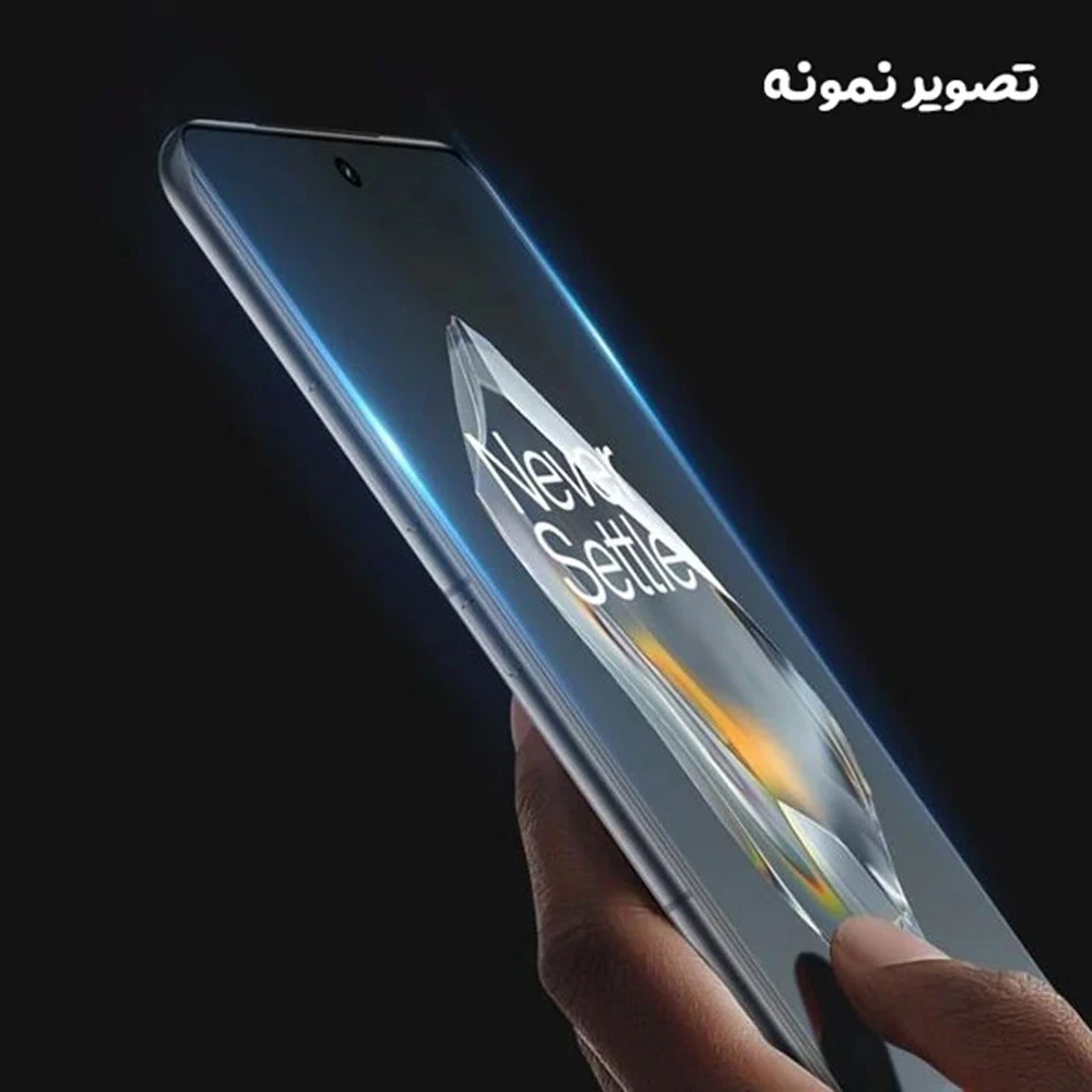 گلس Realme GT Neo6 SE مدل شفاف فول چسب تمام صفحه — تصویر ۶