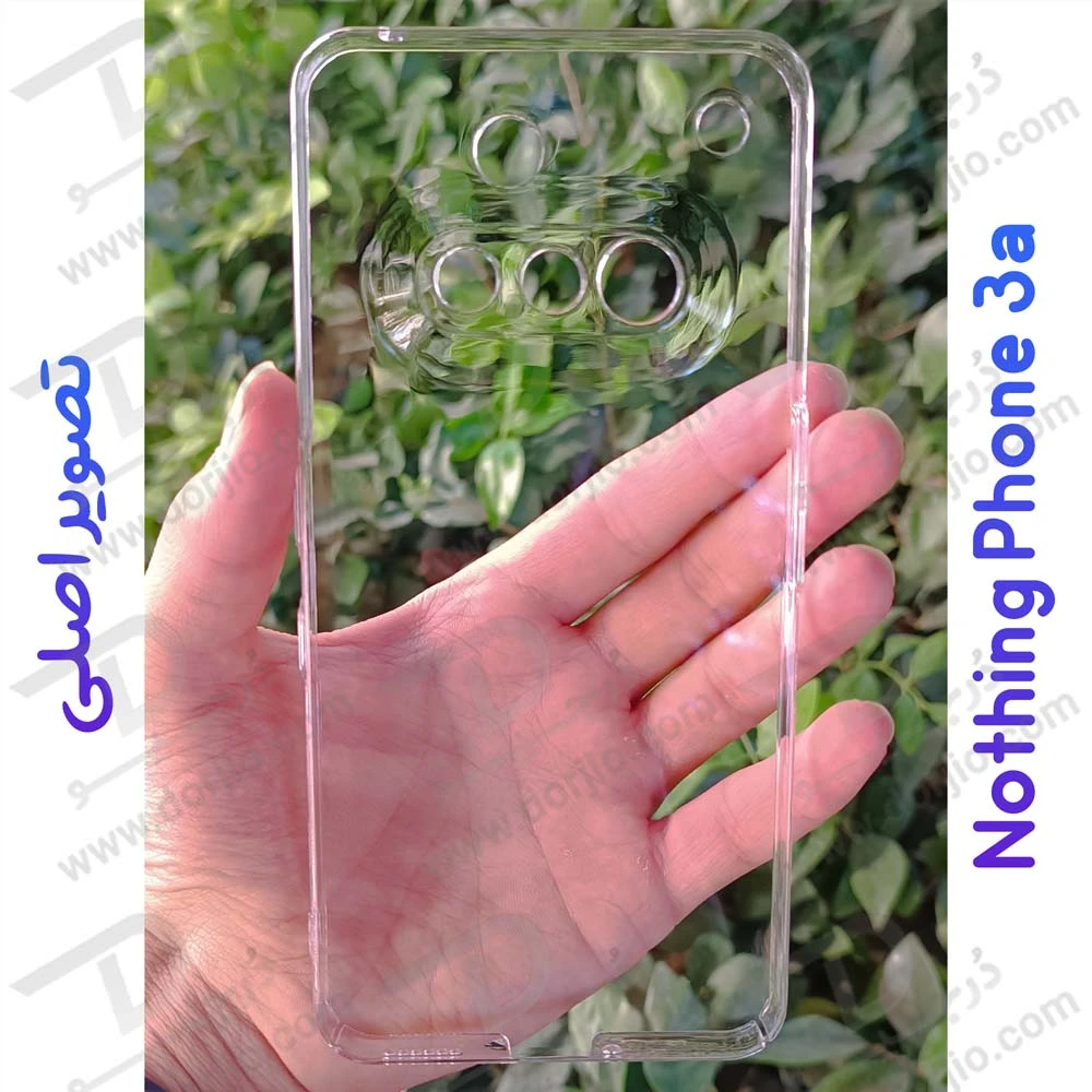 گارد شفاف تمام کریستالی Nothing Phone 3a مارک LEXOM — تصویر ۴