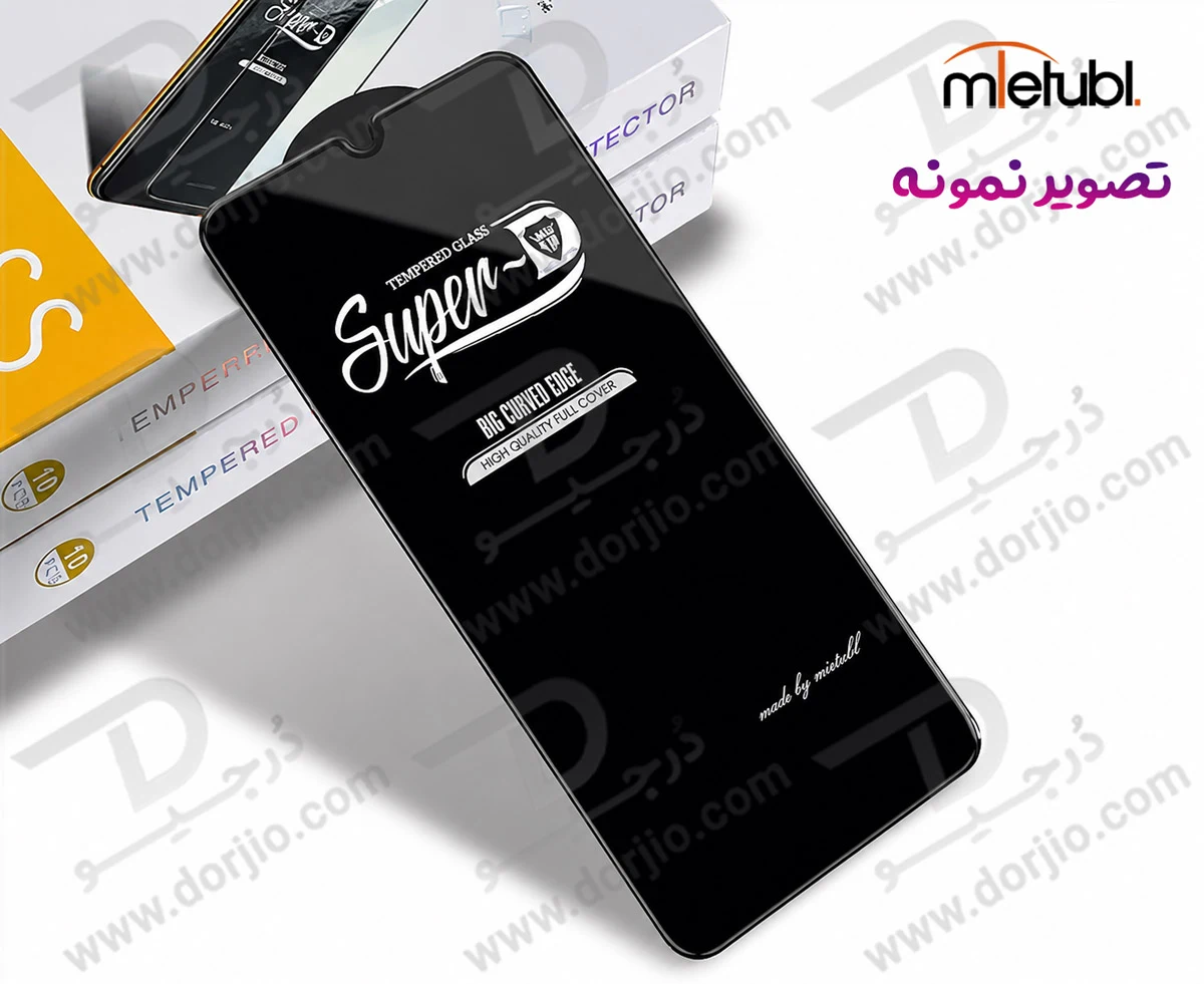 گلس Super-D شیشه ای Redmi A7 مارک Mietubl — تصویر ۵