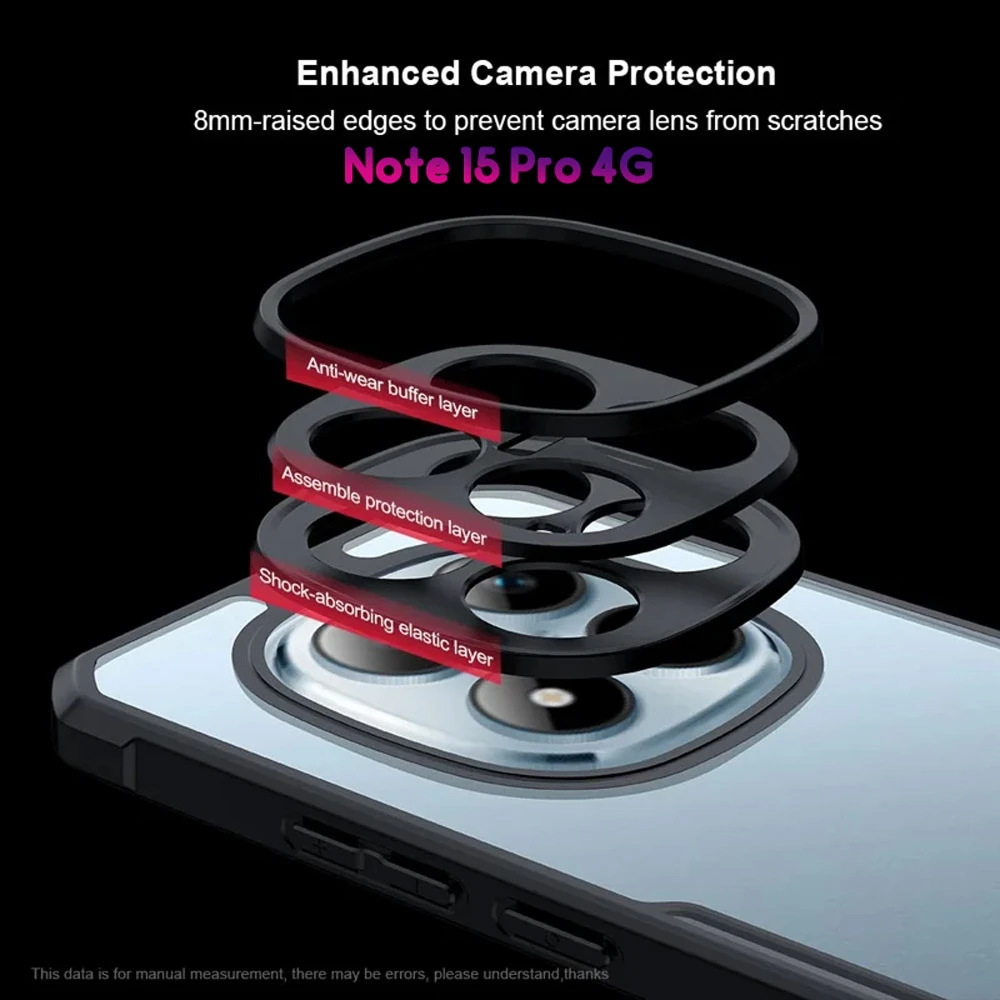 کریستال شیلد شفاف Redmi Note 15 Pro 4G مارک XUNDD سری Beatle — تصویر ۵