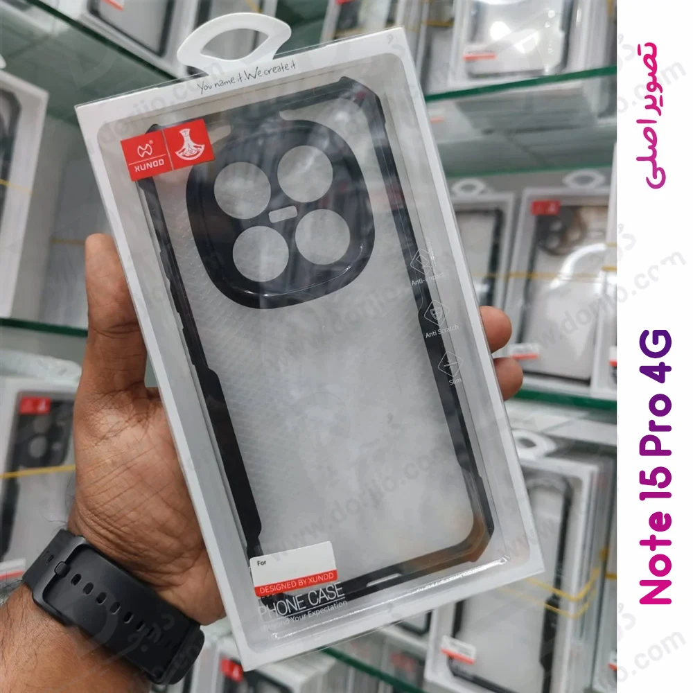 کریستال شیلد شفاف Redmi Note 15 Pro 4G مارک XUNDD سری Beatle — تصویر ۴