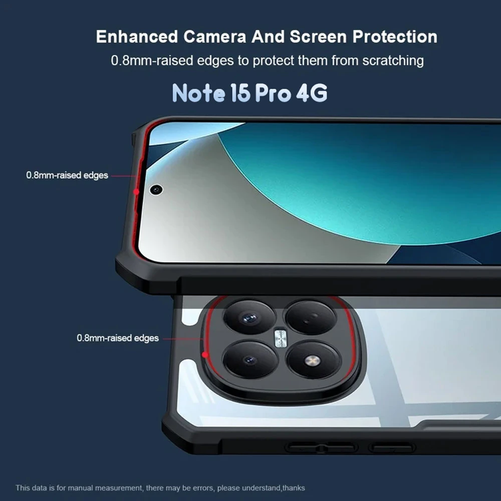 کریستال شیلد شفاف Redmi Note 15 Pro 4G مارک XUNDD سری Beatle — تصویر ۶