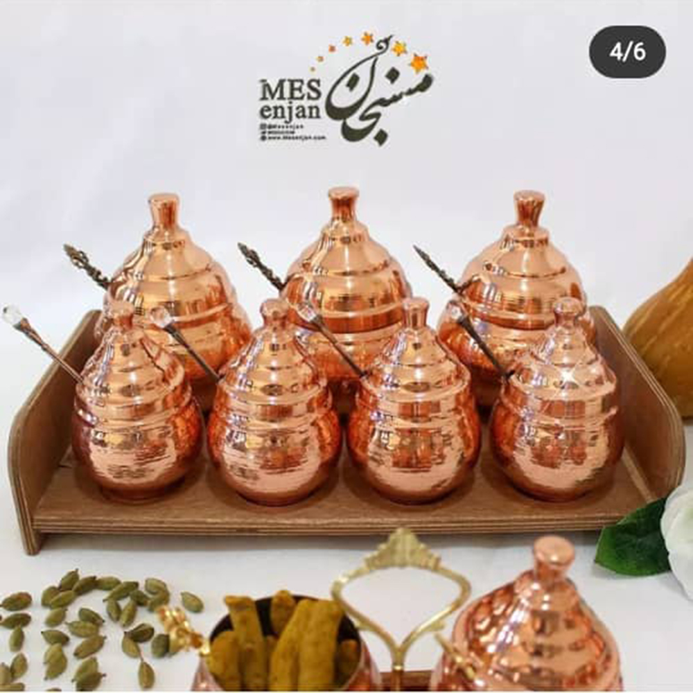 جا ادویه هفت تایی تک طبقه چوبی
