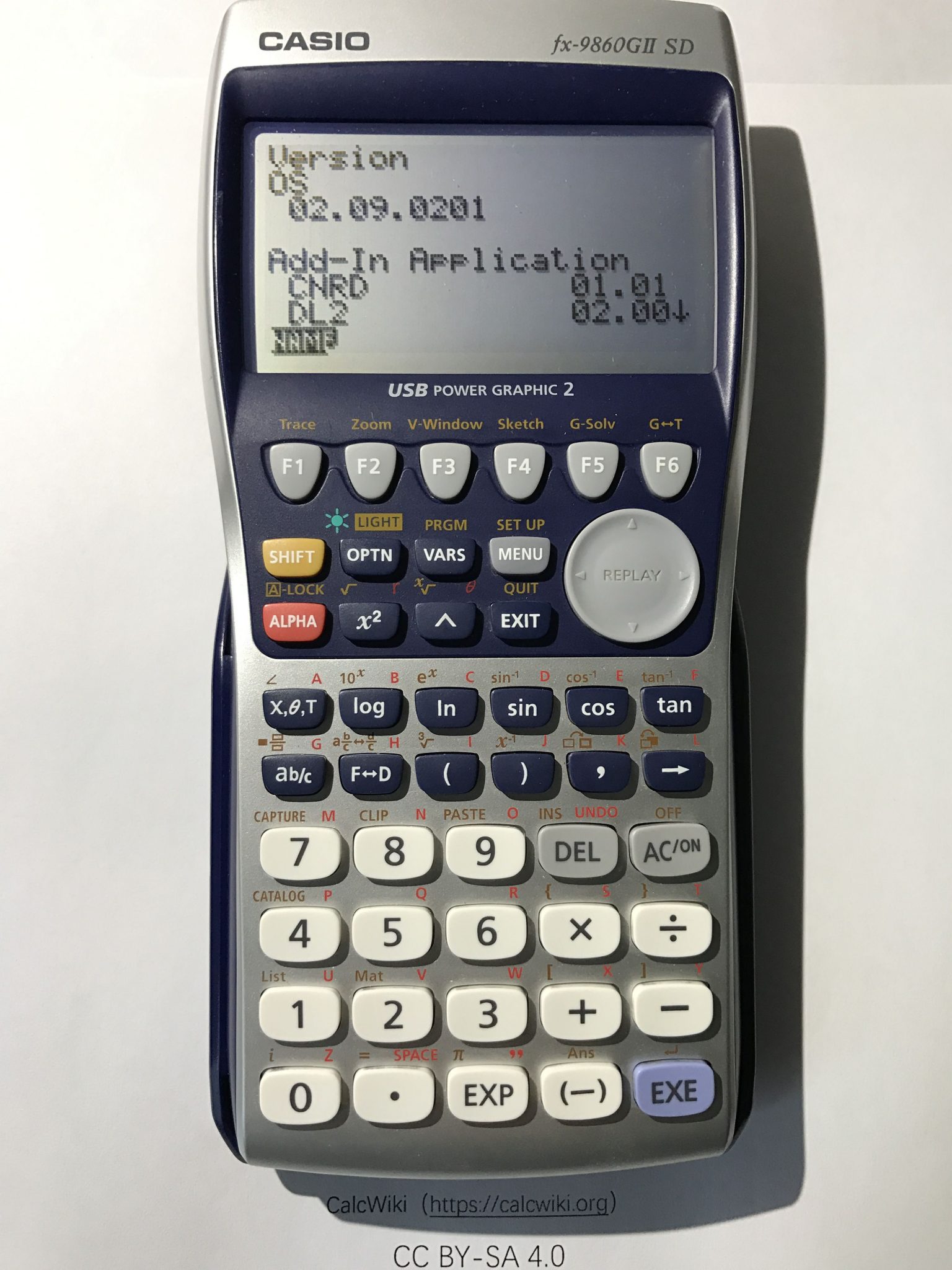ماشین حساب fx-9860G II SD کاسیو — تصویر ۶