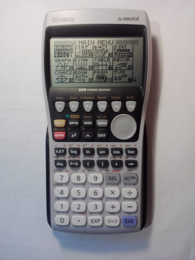 ماشین حساب fx-9860G II SD کاسیو — تصویر ۷