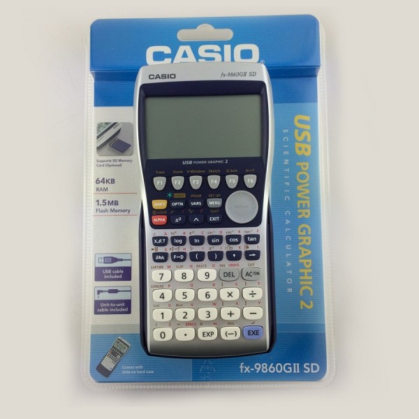 ماشین حساب fx-9860G II SD کاسیو — تصویر ۳