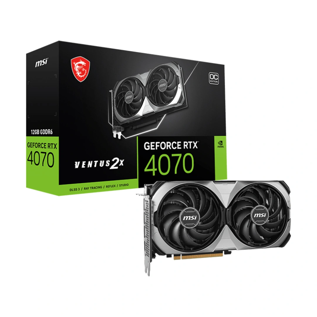 کارت گرافیک ام اس آی GeForce RTX 4070 Ventus 2X E1 12G OC