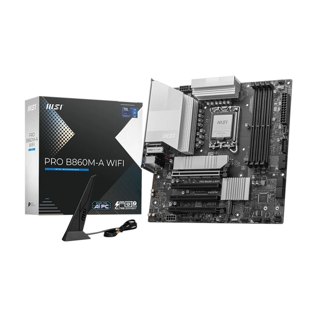 مادربرد ام اس آی مدل PRO B860M-A Wifi
