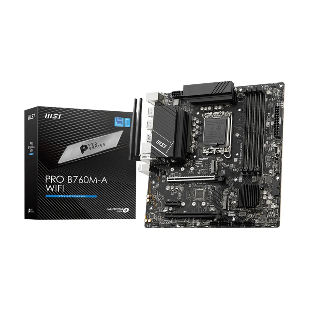 مادربرد ام اس آی MSI Pro B760M-A Wifi DDR5