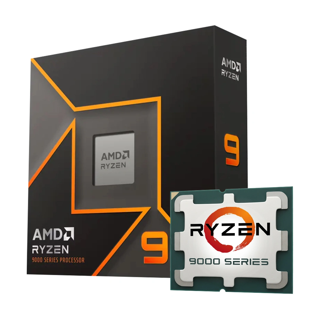 پردازنده ای ام دی Ryzen 9 9900X دارای باکس اورجینال — تصویر ۲
