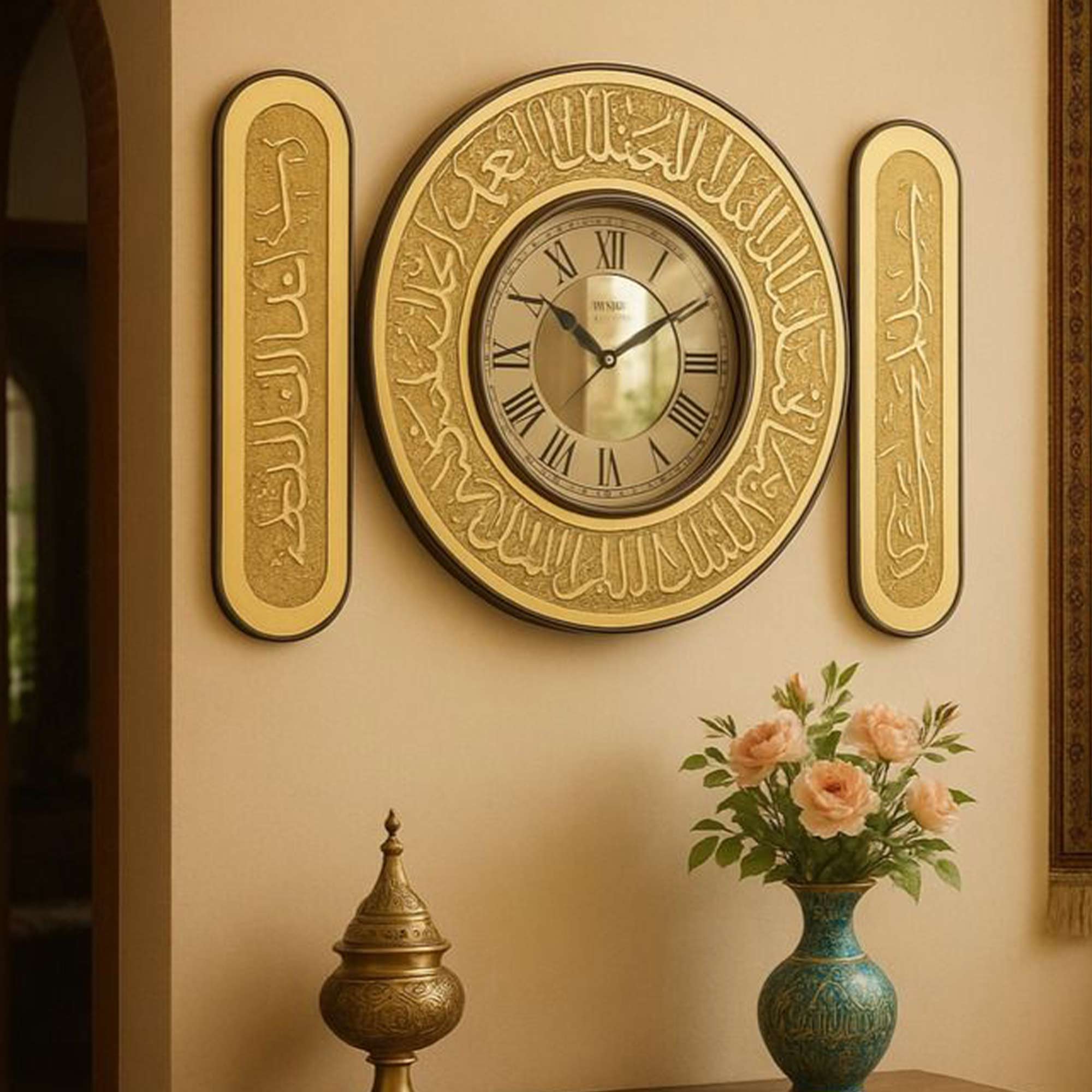 ساعت دیواری آینه ای مدرن کد 13