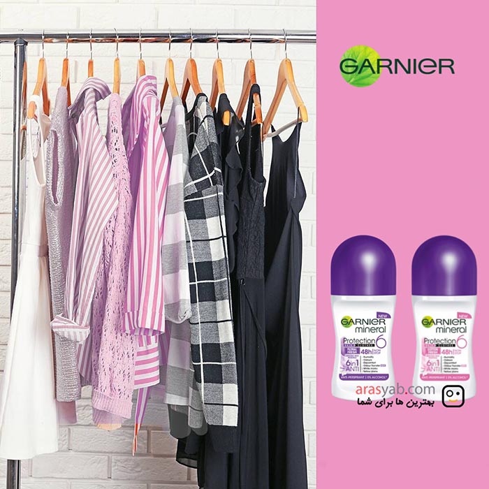 رول ضد تعریق گارنیر50میل زنانه مدلCOTTON FRESH — تصویر ۴