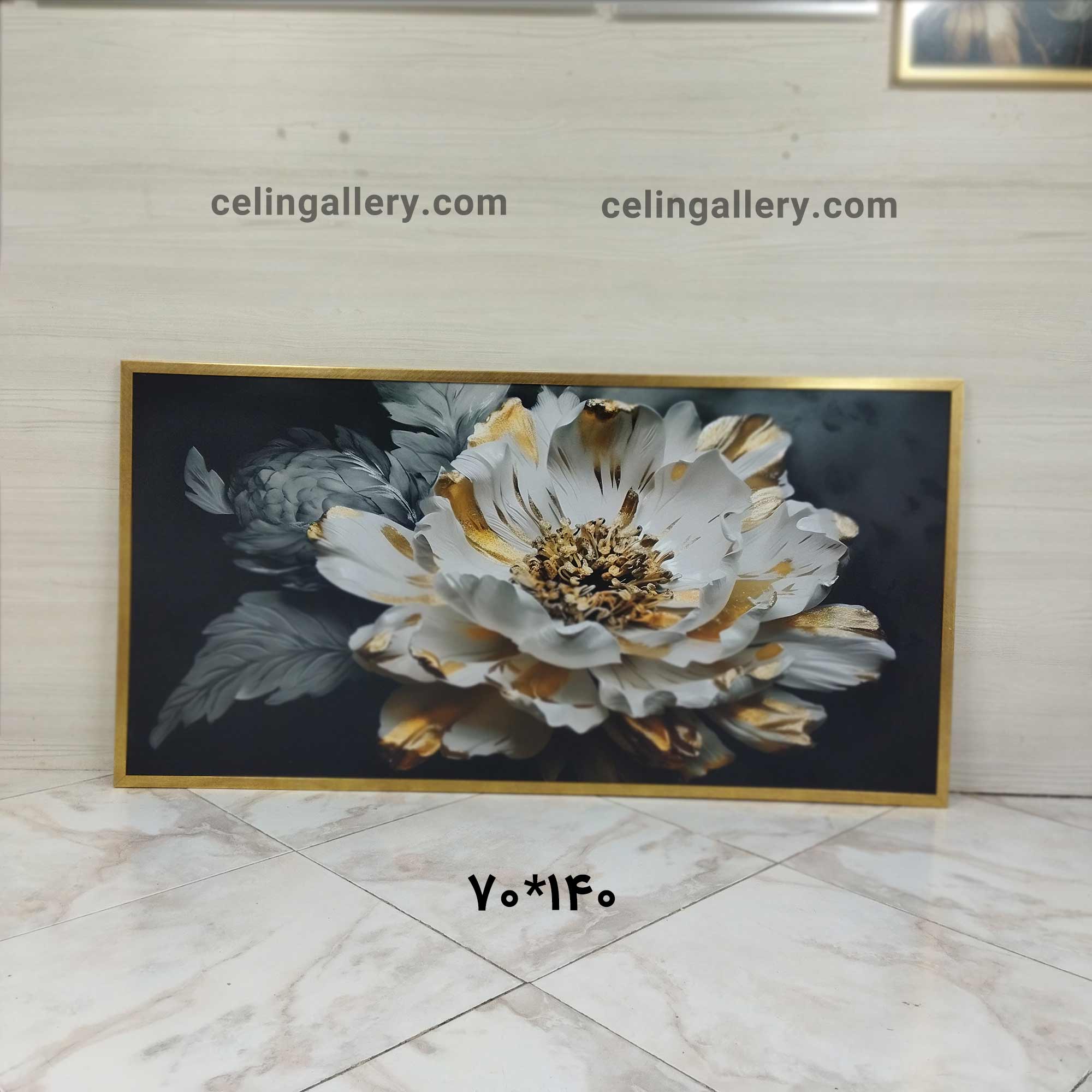 تابلو گل مدرن طرح مهدیس — تصویر ۳
