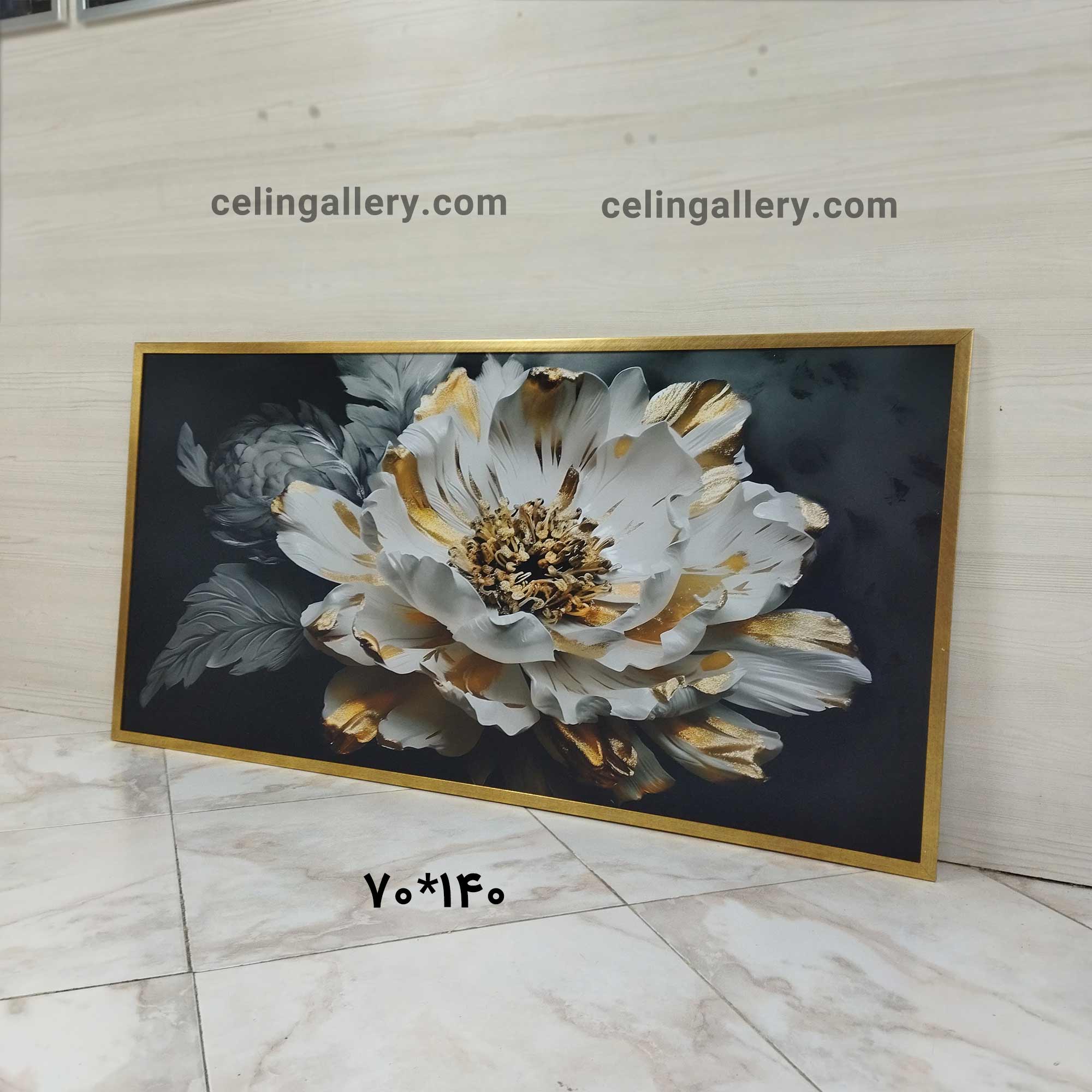 تابلو گل مدرن طرح مهدیس — تصویر ۴
