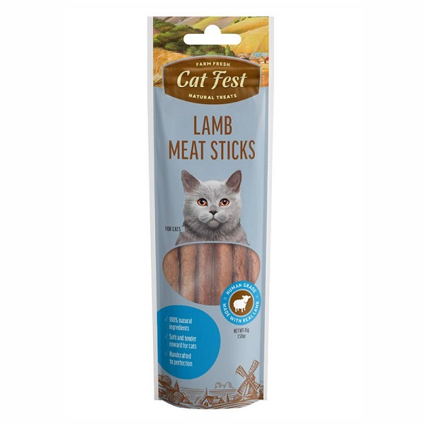 تشویقی مدادی گربه cat fest طعم گوشت مرغ وزن 45 گرم | فروشگاه PETKALA24 - ارائه دهنده خدمات و غذای حیوانات خانگی — تصویر ۳