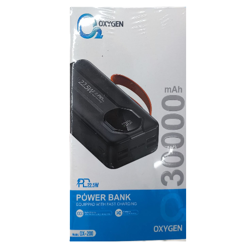 پاوربانک اکسیژن مدل OX-200 ظرفیت 30 هزار — تصویر ۳