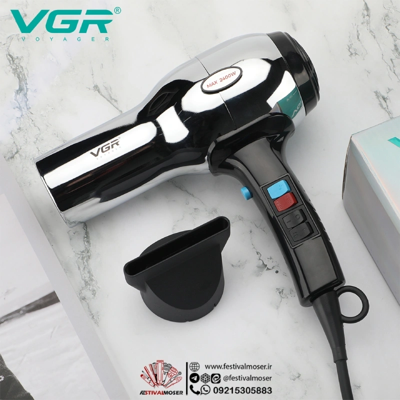 سشوار وی جی آر مدل V-465 — تصویر ۳