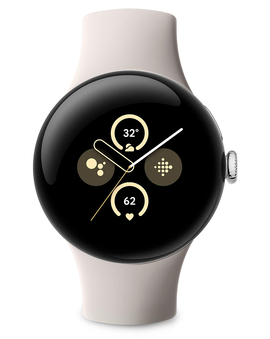 ساعت هوشمند گوگل مدل Pixel Watch 2 رنگ نقره ای با بند Porcelain سیلیکونی — تصویر ۵