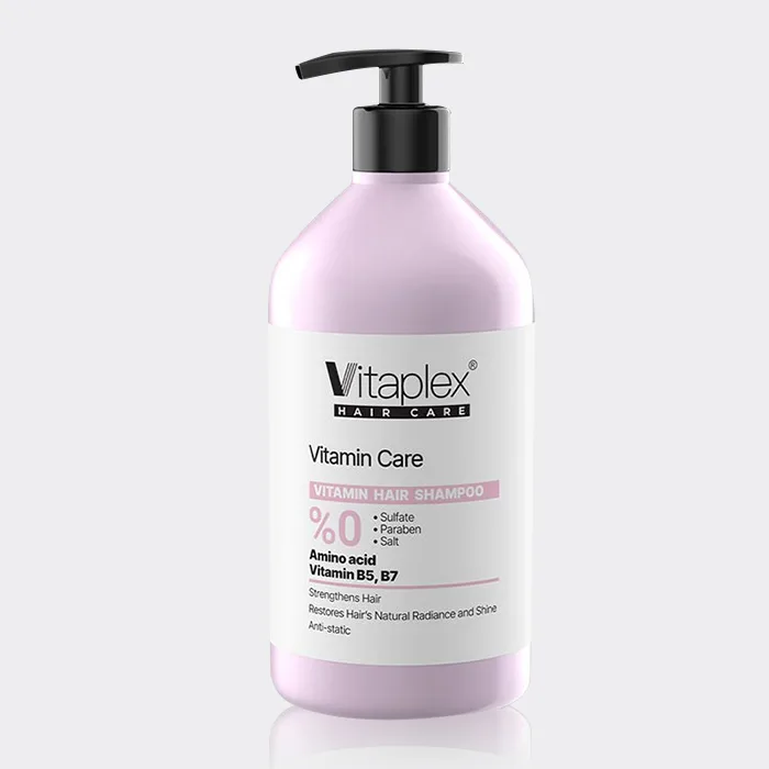 شامپو ویتامینه موهای خشک و نرمال ویتاپلکس Vitaplex Vitamin Hair Shampoo 500ml