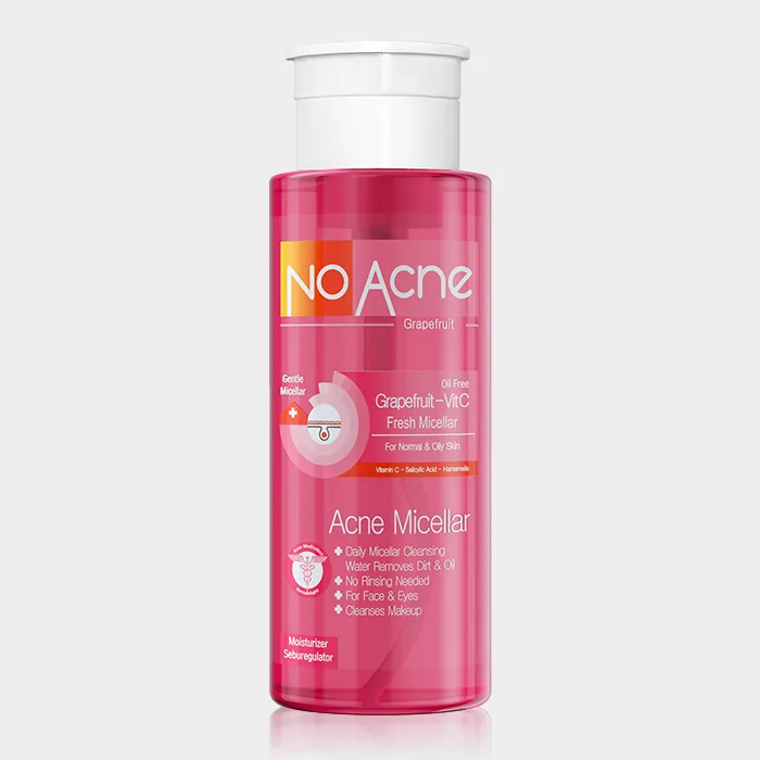 میسلارواتر ضد جوش و روشن کننده گریپ فروت نوآکنه No Acne Grapefruit Vit C Micellar Water 270ml