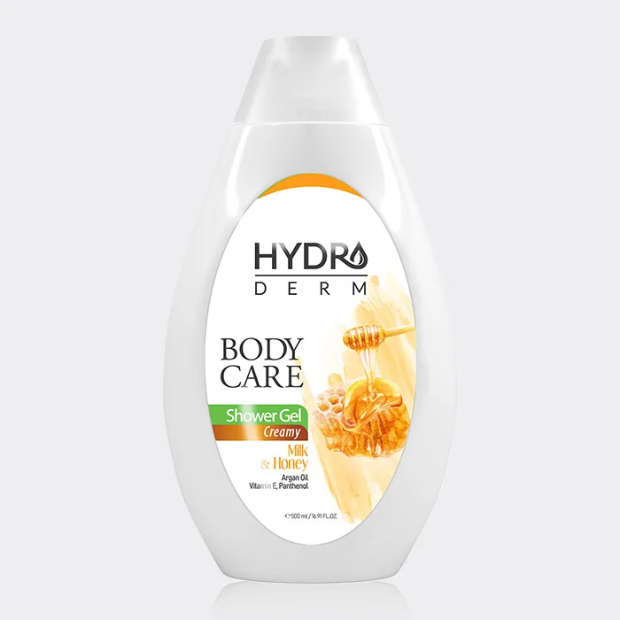 شامپو بدن کرمی شیر و عسل هیدرودرم Hydroderm Milk & Honey Body Care 500g — تصویر ۲