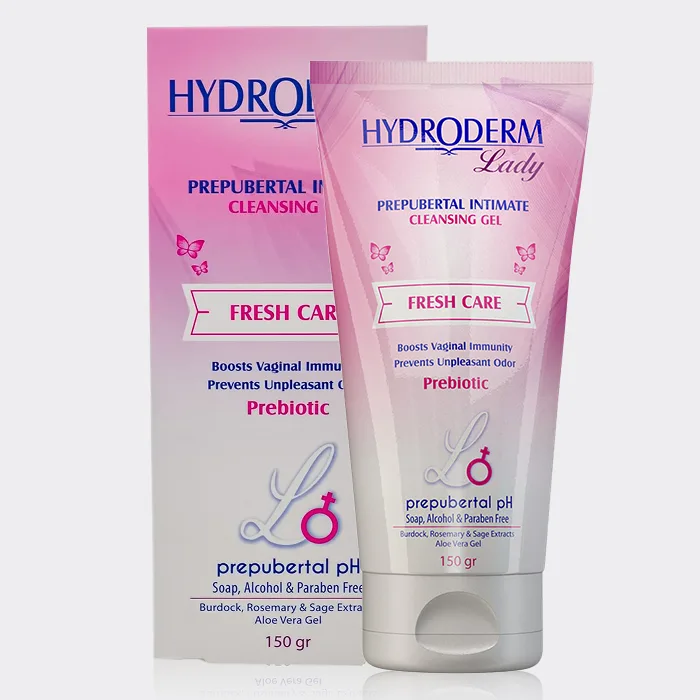 ژل بهداشتی دوشیزگان هیدرودرم Hydroderm Fresh Care Prebiotic Cleansing Gel 150g — تصویر ۳